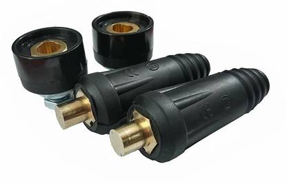 SK ARC Welding Cable Joint Quick Connectors (Size : DKJ35-50, Male & Female) Plug Adapter and Socket for Welding Machine (2 Pieces of Male & 2 Pieces of Female connector) Cable Joint Quick Connectors Wire Connector