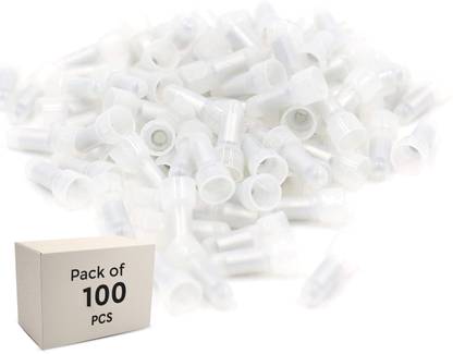 Robustt Nylon CE2 Cap Crimp Connector | Protective Closed End Wire Terminals Transperent cable end cap Wire Connector