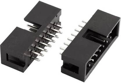 iBAT SOLUTIONS 12Pin Box Header Stright Male IDC Socket Conctr STIDC-H12S-2.54mm(FRC Connector) CONNECTOR Wire Connector