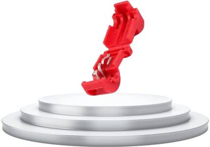 Connectwide Male Quick Disconnect Spade Terminals Connectors (CW-FD-T1-Red) Crimp Terminal Wire Connector