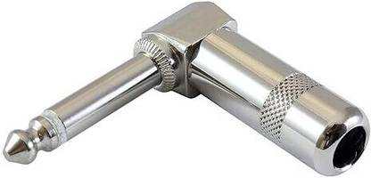 EKAAZ 1/4"Audio TS Connector Plugs 6.35mm Plug TS Male1/4inch Solder TypeMonoConnector TS MONO L TYPR CONNECTOR Wire Connector