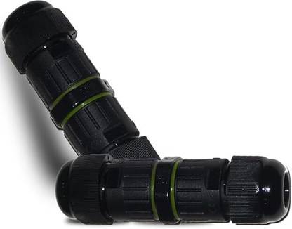 POWER CONNECT 3 Pin IP68 Industrial Electrical Cable Connector Wire range- 0.5 To 2.5 Sqm Box Outdoor Straight Heat & Fire Resistant External Wire Connector