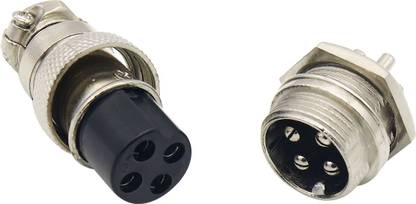 Electronic Spices GX16 4 pin 5A Male and Female metal aviation connector single pair aviation connector Wire Connector