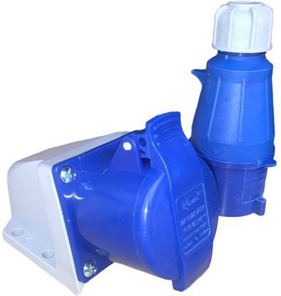 brow Industrial Plug socket 32A 3 Pin 220V-240V Waterproof IP44 plug socket Wire Connector