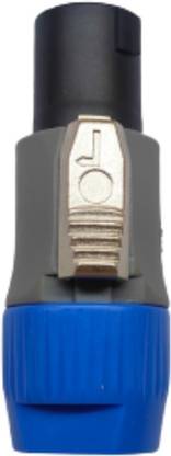 BK Electronics HQ 4 Pin Audio Cable Plug Male Connector for Microphone, Stereo System, DJ etc. 4 Pin Audio Cable Plug Male Connector Wire Connector