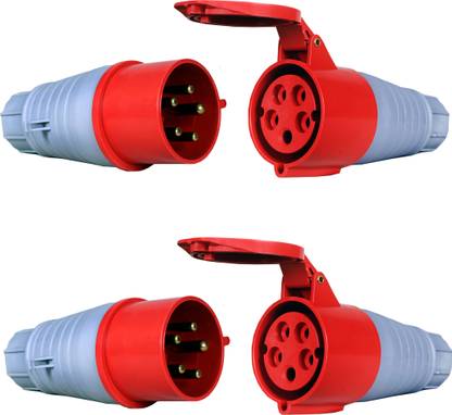 DECENT AIR SYSTEM 32A 5 Pin Industrial Plug Socket Wire Connector