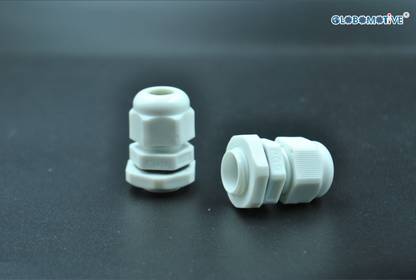 GLOBOMOTIVE Plastic Adjustable IP68 Waterproof Cable Glands Joints (PG 09) Adjaustable Cable Gland Wire Connector