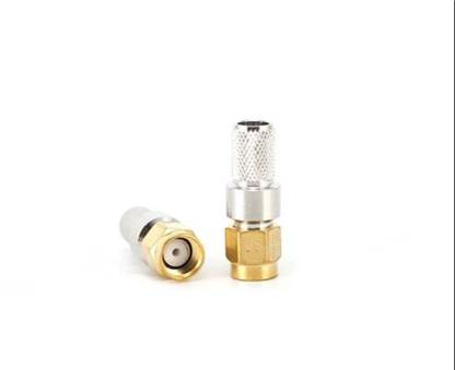 Teleten SMA Male Connector for LMR 300 RF Coaxial Cable SMA Male Connector Wire Connector