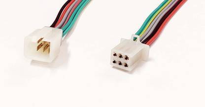 ERHIndia 1 Pair Wire Connector Male Female Socket 6 Pin Wire Connector Male Female Connector Socket 6 Pin Wire Connector