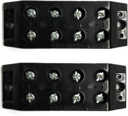 SEDCO 60A 4 Way Bakelite Connector Strip Screw Terminal Connection Block Wire Connector