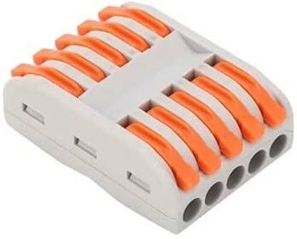 POWER CONNECT Quick Wire Connector Speed wire Quick Connector SL-225 5 IN 5 OUT Wire Connector