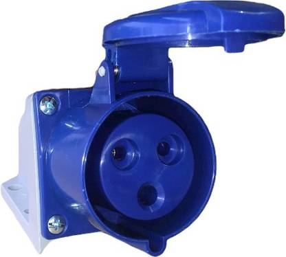 brow Industrial Socket IP 44 Single Phase 16 A Three Pin Socket