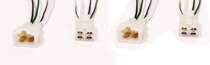 ERHIndia 2 Pair Wire Connector Male Female Socket 4 Pin Wire Connector Male Female Connector Socket 4 Pin Wire Connector