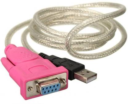 Paruht USB to RS232 Serial Port Adapter, USB 2.0 A Male, RS-232 Female 9 Pin Connector USB2.0A Male to RS-232 Female 9 Pin DB9 Connector Wire Connector