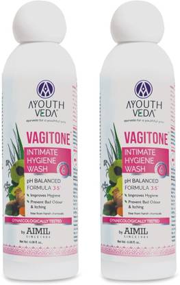 Ayouthveda Vagitone Intimate Wash Ph Balanced 3.5 Improve Hygiene Prevent Itching & Odour Intimate Wash