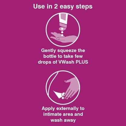 vwash Plus Expert Intimate Hygiene Wash for Women with pH 3.5 Intimate Wash