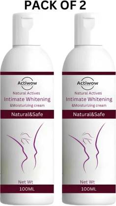 ACTIWOW Natural Actives Intimate Whitening Private Areas Intimate Wash Intimate Cream
