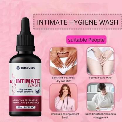 Rosevely Private Part Whitening Intimate Wash for Sensitive Skin, Lightening IntimateWash Intimate Wash