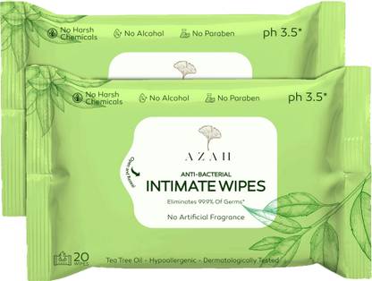AZAH for Women Anti Bacterial Vaginal Intimate Wipes