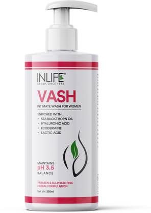 INLIFE Vash Intimate Wash for Women, Feminine Wash for Odour Dryness Intimate Hygiene Intimate Wash