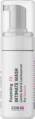 Cos-IQ Foaming F2 Intimate Wash for Women, Hygiene Wash with Lactic Acid & Lacto serum Intimate Foam