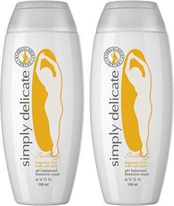 AVON Simply Delicate Soothing 100 ml x Pack of 2 Intimate Wash (200 ml, Pack of 2) Intimate Wash