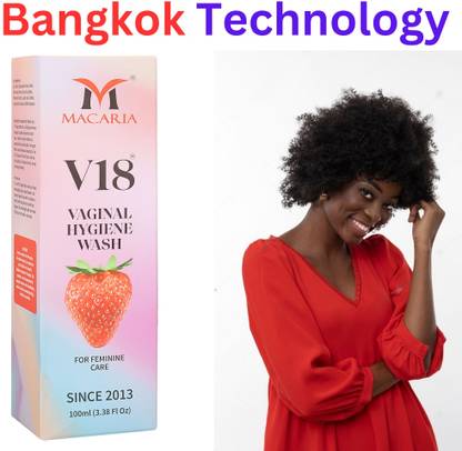 MACARIA V18 Feminine Intimate V part Vaginal Hygiene Wash for girls Intimate Wash