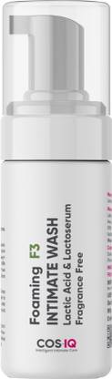 Cos-IQ Foaming F3 Intimate Wash, Fragrance-Free Prevents Itching, Irritation & Dryness Intimate Foam