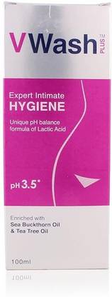 vwash Plus Expert Intimate Hygiene Liquid Wash 100ml Bottle Intimate Cream