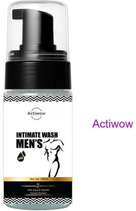 ACTIWOW Intimate Men Wash for Whitening & Skin Smoothness A01 Intimate Wash