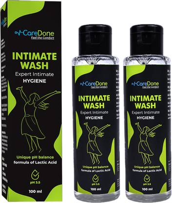 CareDone Natural Intimate Wash With Tea Tree Oil (pack of 2) 100ml-each Intimate Wash Intimate Wash
