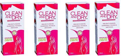 Midas Care Clean & Dry Daily (pack of 4) Intimate Wash