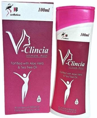 V-CLINCIA Intimate Wash for Women - Intimate Wash PH Balanced With Aloe Vera & Tea Tree Intimate Wash
