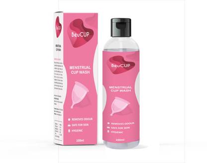 BeUcup Menstrual Cup Wash - 100 ml with Floral Fragrance to Wash your Period Cup Intimate Wash