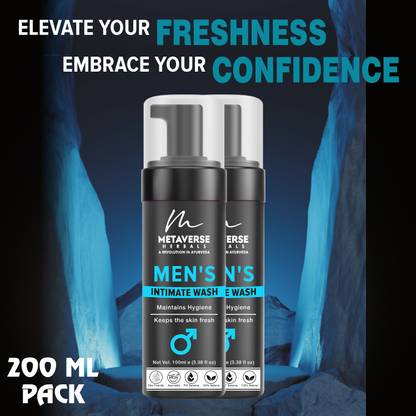 METAVERSE Men intimate wash providing lasting freshness and soothing relief Intimate Wash