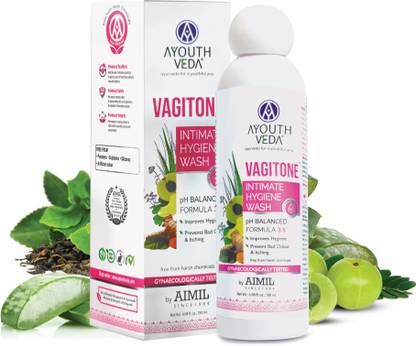 Ayouthveda Vagitone Intimate Hygiene Wash For Women | With Aloe Vera, Amla & Green Tea Intimate Wash