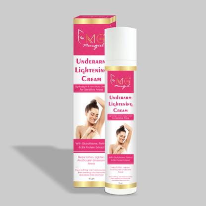 MGmeowgirl Underarm Lightening Cream For Brightening Skin With Vitamin C, Silk Extract, Intimate Cream