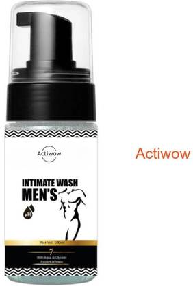 ACTIWOW Intimate Men Wash for Whitening & Fresh Softness A01 Intimate Wash