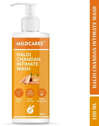 Mildcares Haldi Chandan Hygiene Wash | pH 3.5 | Protects from Germs & Odour Brightens Skin Intimate Wash