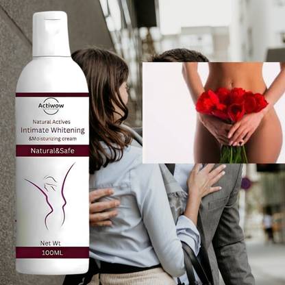 ACTIWOW Intimate Lightening Private Part Area Whitening Cream Gel Removes Odor Dryness Intimate Cream