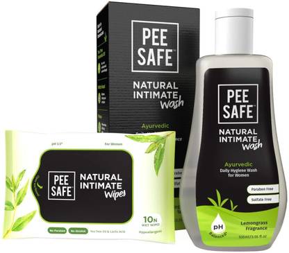 Pee Safe Natural intimate wash and wipes for women Intimate Wash