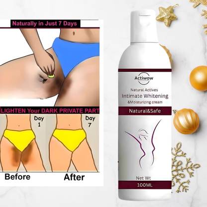 ACTIWOW Active Intimate Area Whitening Intimate Wash Skin Lightening Wash As2 Intimate Cream