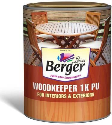Berger WoodKeeper 1K PU Interior and Exterior Clear Gloss 200 ml B0B97CCTTG Wood Varnish
