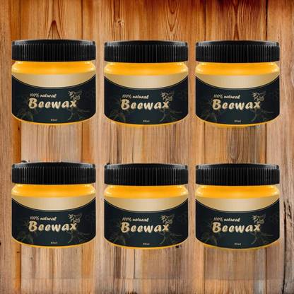 BeeWax Bee Wax - 6 PCs Multipurpose Natural Wood Wax | Wood & Furniture Wax Wood Varnish
