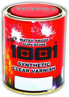 1001 GCPCV1L Waterproof Superfine Synthetic Clear Varnish | High Gloss |, Transparent Yellowish Wood Varnish