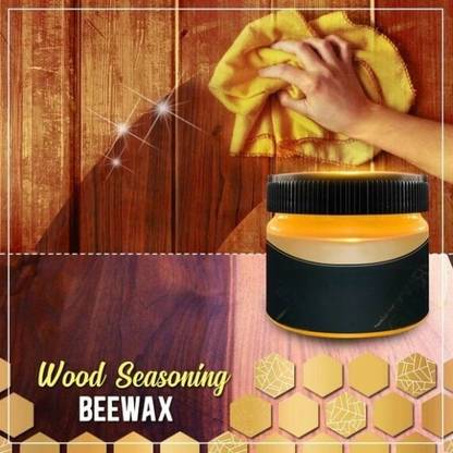BeeWax Bee Wax - 2 PCs Traditional Furniture Wood Home Floor Cleaner polish wax Natural Wood Seasoning Wood Varnish