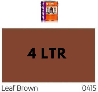 Asian Paints APCOLITE GLOSS ENAMEL LEAF BROWN 4 LTR Wood Varnish