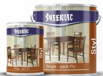 SHEENLAC Varnish Wood PU Clear, Glossy, Teak, OAK Wood Varnish
