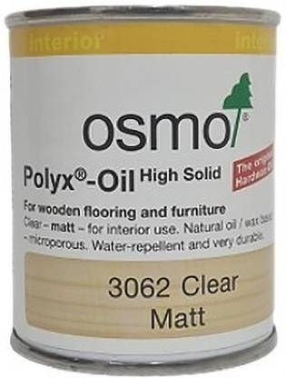 Osmo Polyx High Solid Oil Clear Matt (3062) 125 ML Clear Matt Wood Varnish