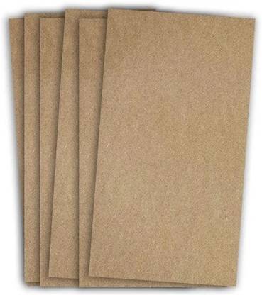 woodcraft Wood MDF Board Sheets, 2mm Thickness, Size 12X24 inch - Pack of 6 Pine Wood Veneer